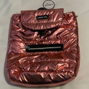 Limited Too Metallic Pink Backpack